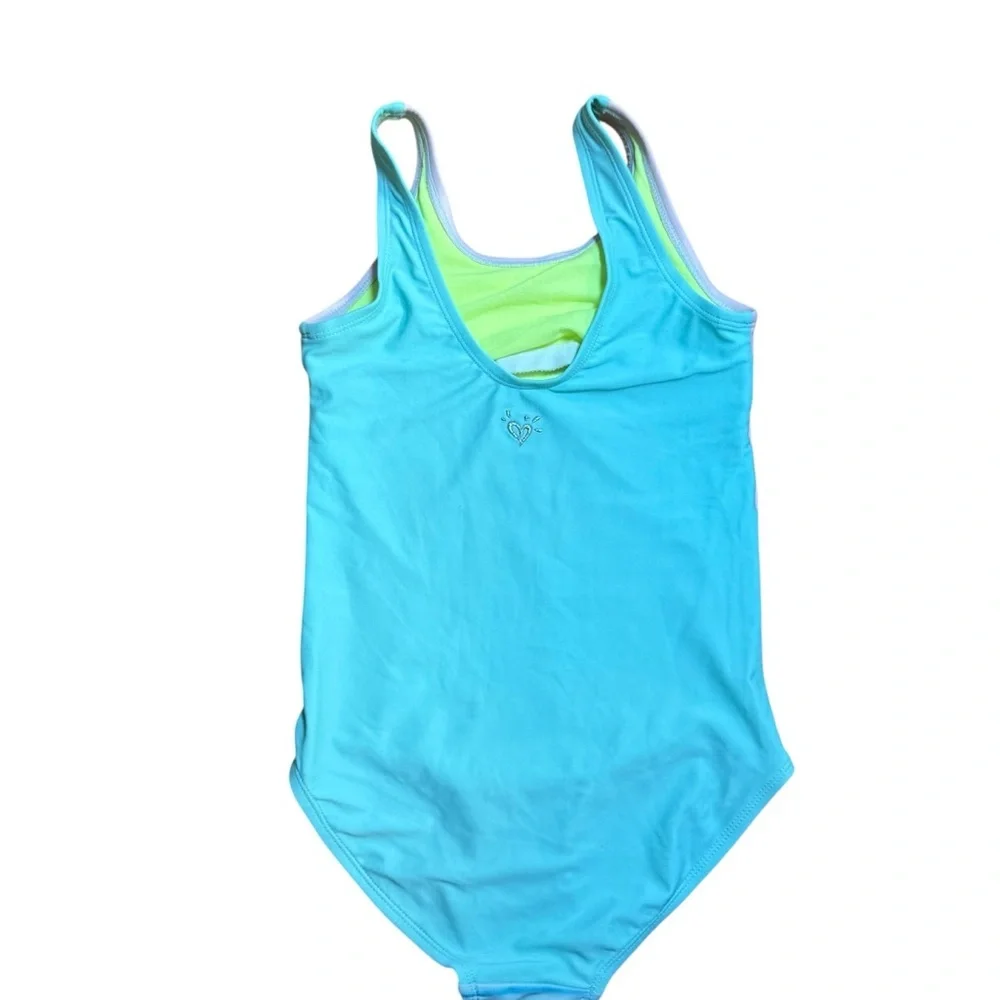 Justice Girls “Tropical Vibes” One-Piece Swimsuit